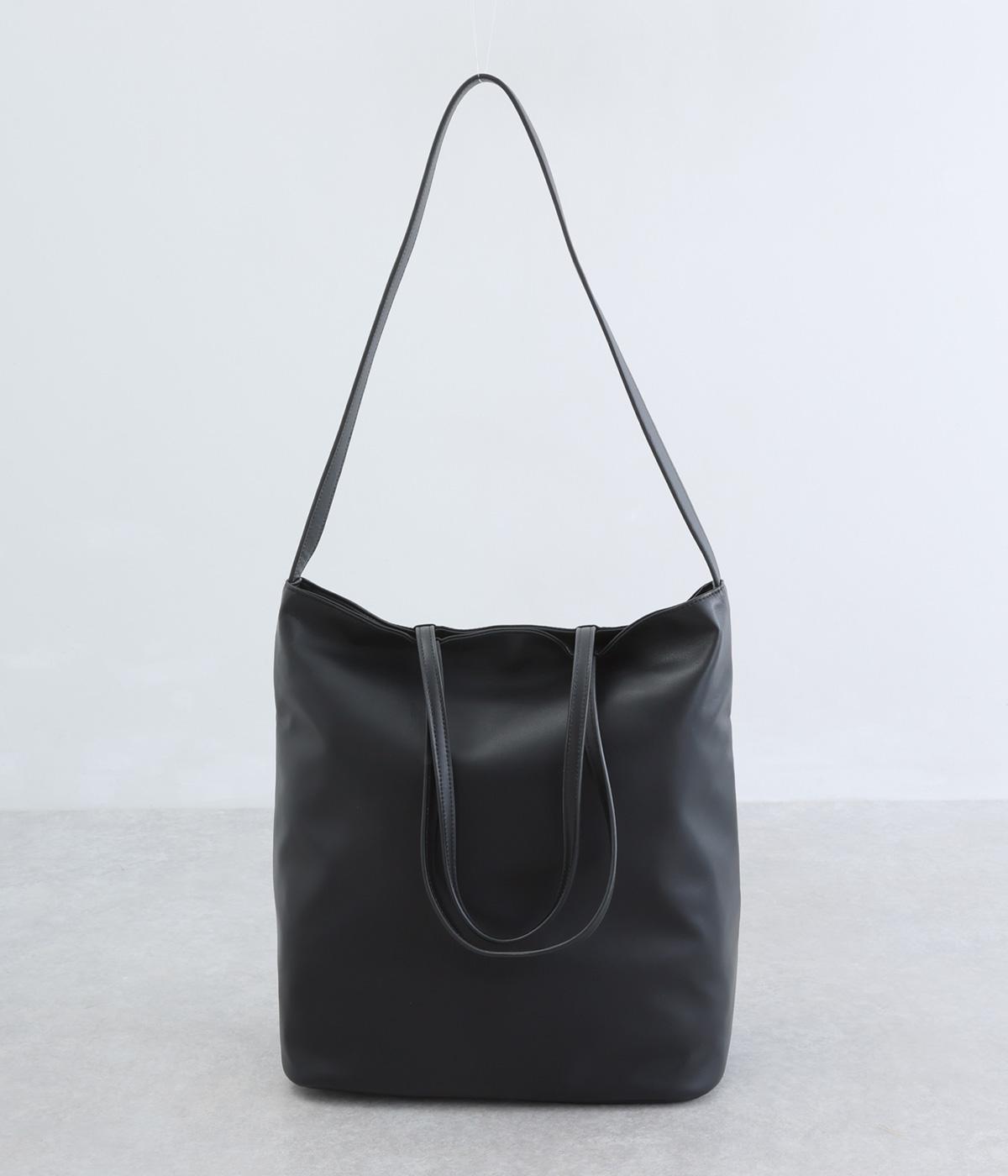 Kareem　ドレープ　2wayトート(ブラック-F)