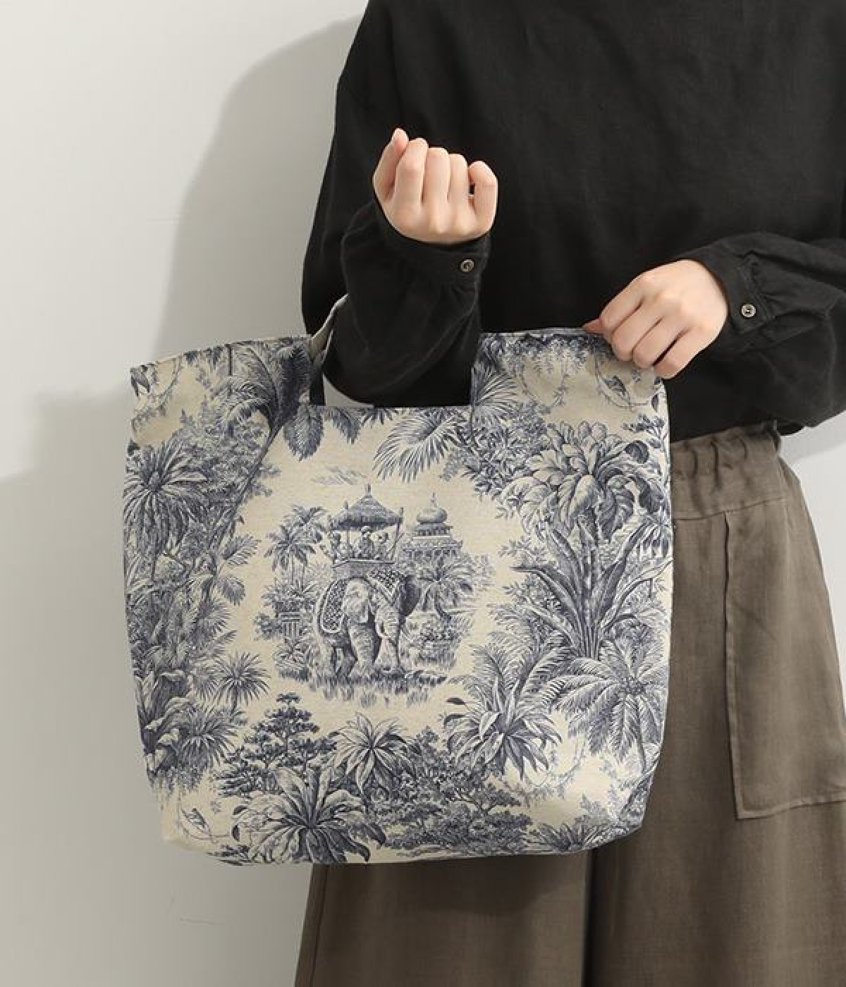 マハラニシャーリングバッグ(ブルー-ONESIZE)