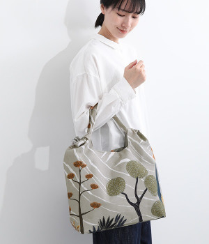 モンターニュ　シャーリングバッグ　L(グレー-ONESIZE)