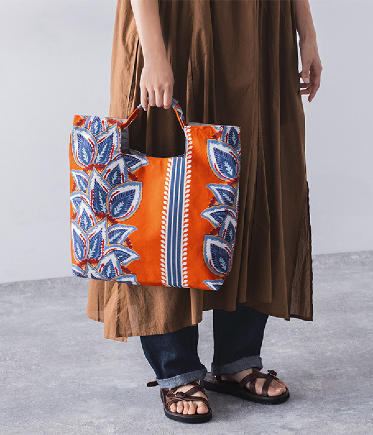 サイラス シャーリングバッグ L(オレンジ-ONESIZE)