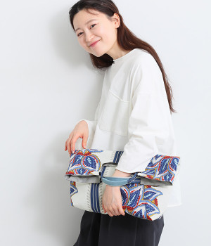 サイラス シャーリングバッグ L(グレー-ONESIZE)