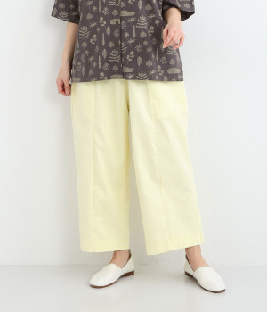 定番 アウトポケットワイドパンツ(ナチュラル-ONESIZE)