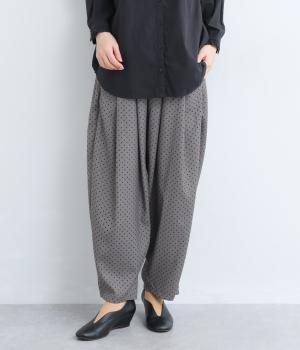 ダボットパンツ(ドットグレー-F)