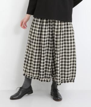 ギンガムCHECKナチュラルパンツ(ナチュラル-F)