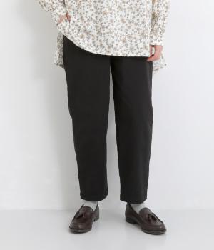 テーパードパンツ(ブラック-F)