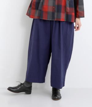 後ろBIGポケットバルーン風パンツ(ネイビー-F)