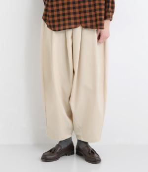 コットンリネンダボゆるパンツ(ナチュラル-F)