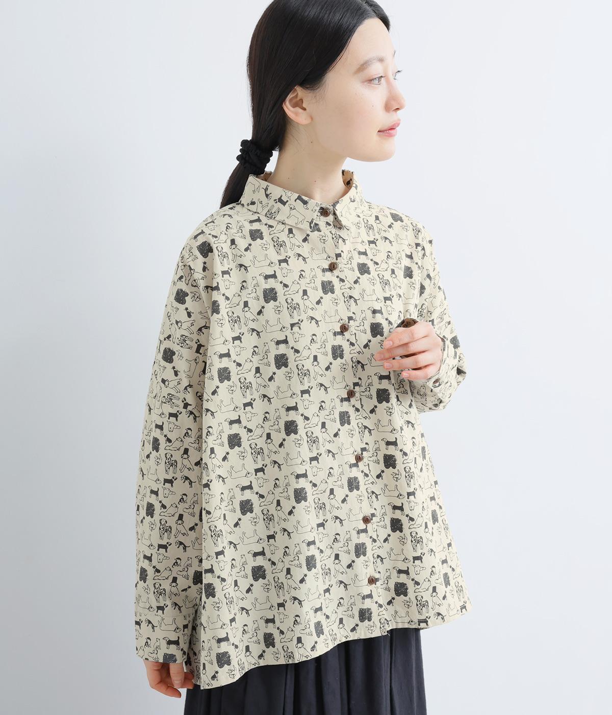 ミニ襟シャツ(ナチュラル-F)