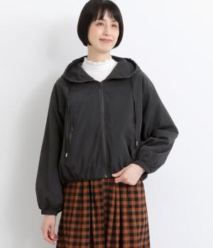 シャカシャカアウターバルーンパーカー(ブラック-F)