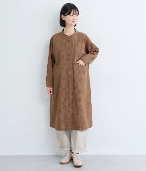 アンティーク風ドットワーク風ワンピース