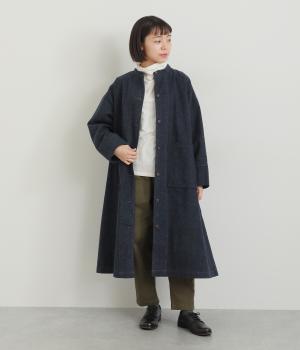 起毛デニムコートジャケット(ワンウォッシュ-F)