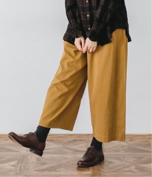 ユーズドツイルダンプAラインワイドパンツ(マスタード-F)