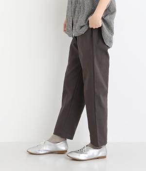 ツイルストレッチテーパードパンツ(チャコール-F)
