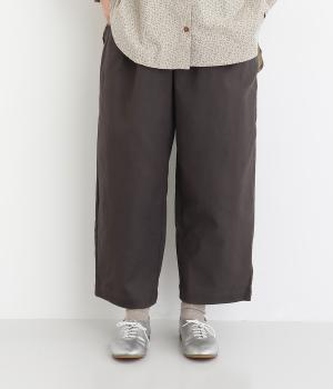 ツイルストレッチサクッとパンツ(チャコール-F)