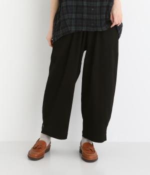 ツイルストレッチサクッとパンツ(ブラック-F)