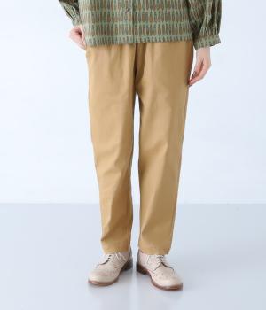 定番ボトムテーパードパンツ(ベージュ-F)