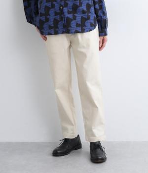 ツイルテーパードストレッチパンツ(ナチュラル-F)