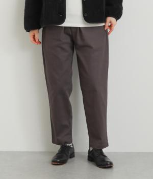 ストレッチツイルテーパードパンツ(チャコール-F)