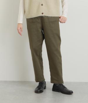 ストレッチツイル切り替えパンツ(カーキ-F)