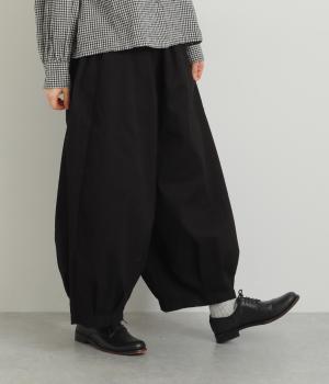 ストレッチツイルバルーンパンツ(ブラック-F)