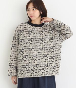 カンガルーポケット付きプルオーバー(ネイビー-F)