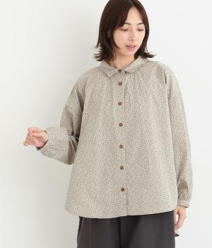 ｒｅｔｏｒｏ ｆｒｏｗｅｒ前後差シャツ(ナチュラル-F)