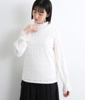 あったかシリーズ起毛レースインナー(ホワイト-F)