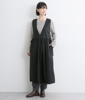 ジャンパースカート2(ブラック-F)