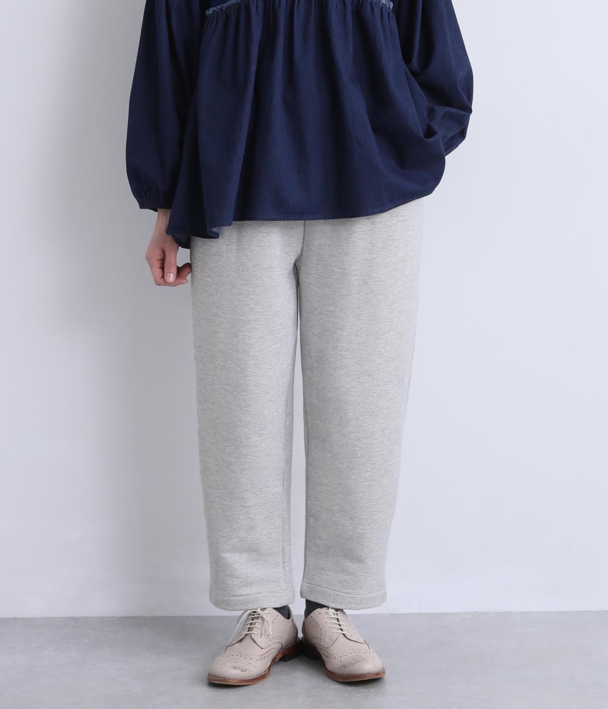 デニム調カットソー　ゆるっとパンツ(グレー-F)