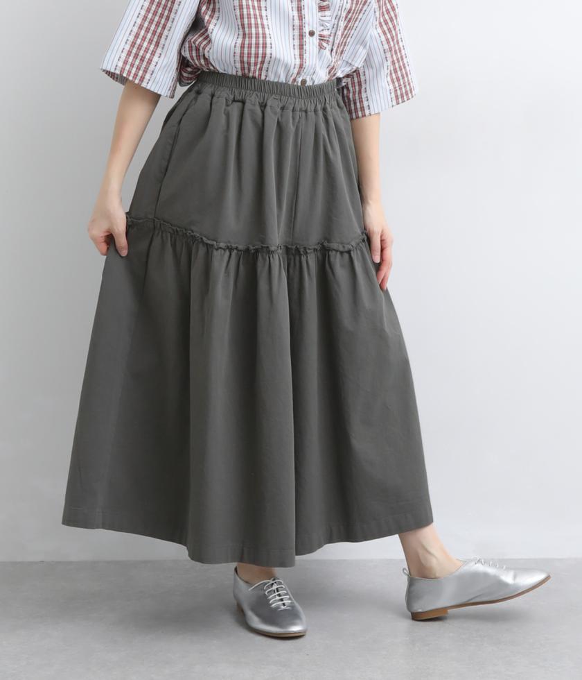 ツイルフリルパンツ