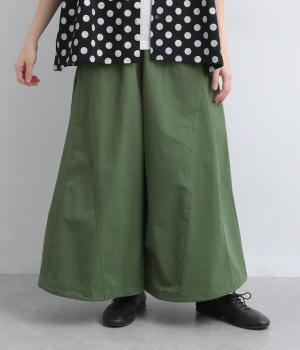 ツイルAラインビッグパンツ(グリーン-F)