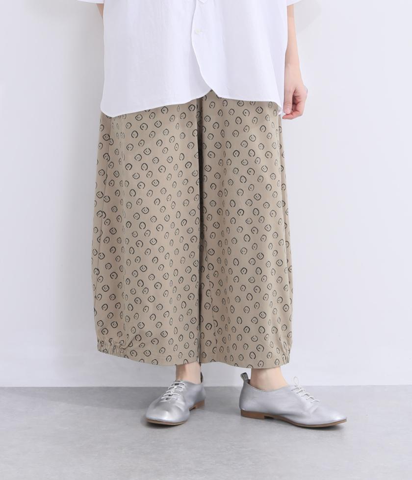 変形ドット　前ポケットパンツ