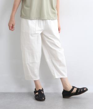 コットンポケット付きパンツ(ホワイト-F)