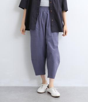 コットンポケット付きパンツ(チャコール-F)