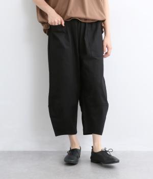 コットンポケット付きパンツ(ブラック-F)
