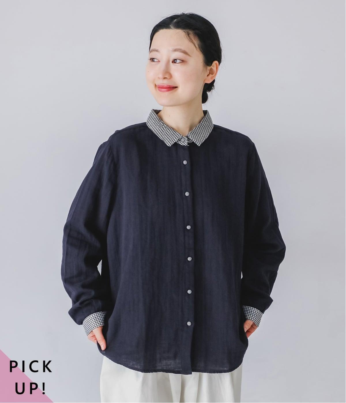 コットンダブルガーゼシャツ｜COLORK（カラック）の商品詳細