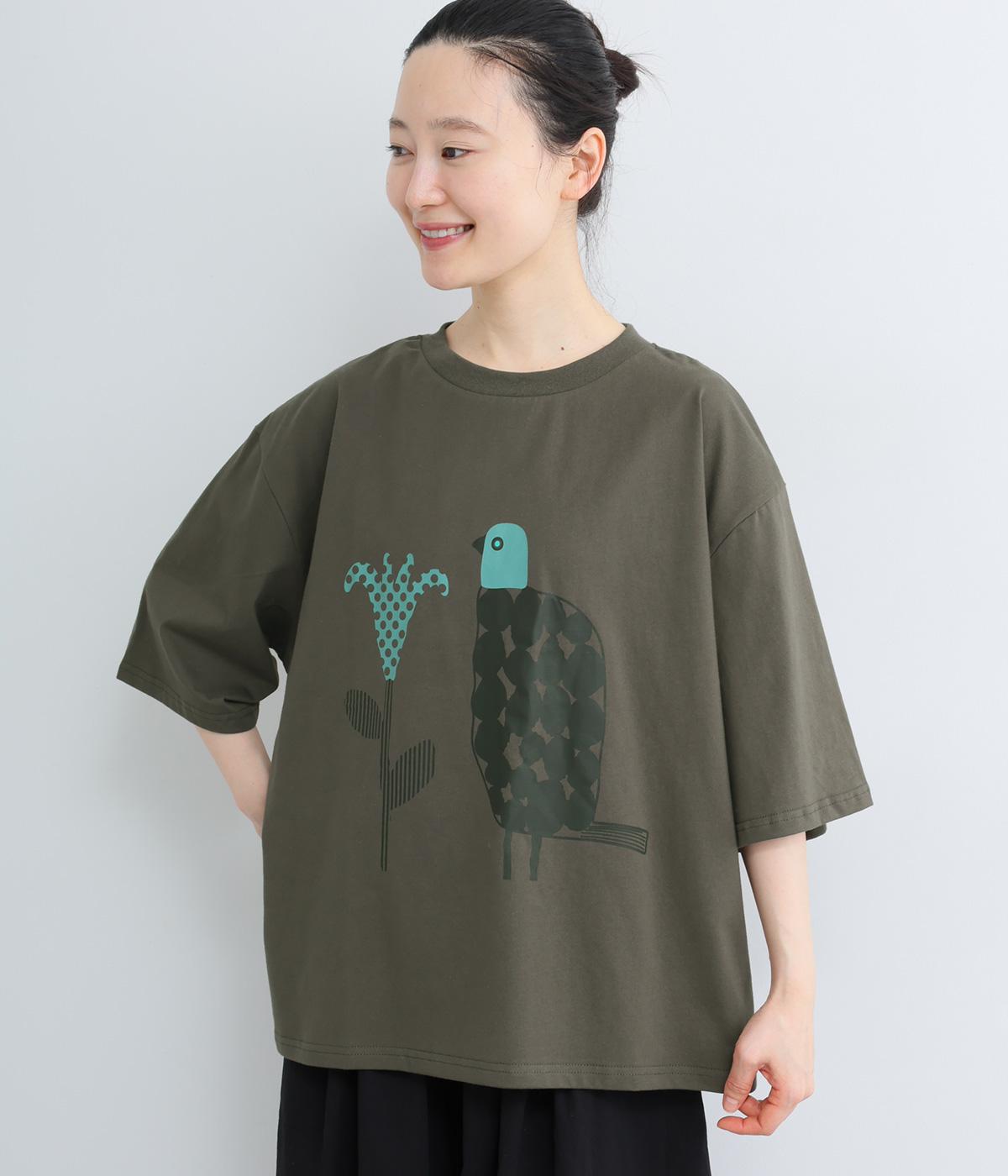 花と鳥 プリントTシャツ｜COLORK（カラック）の商品詳細