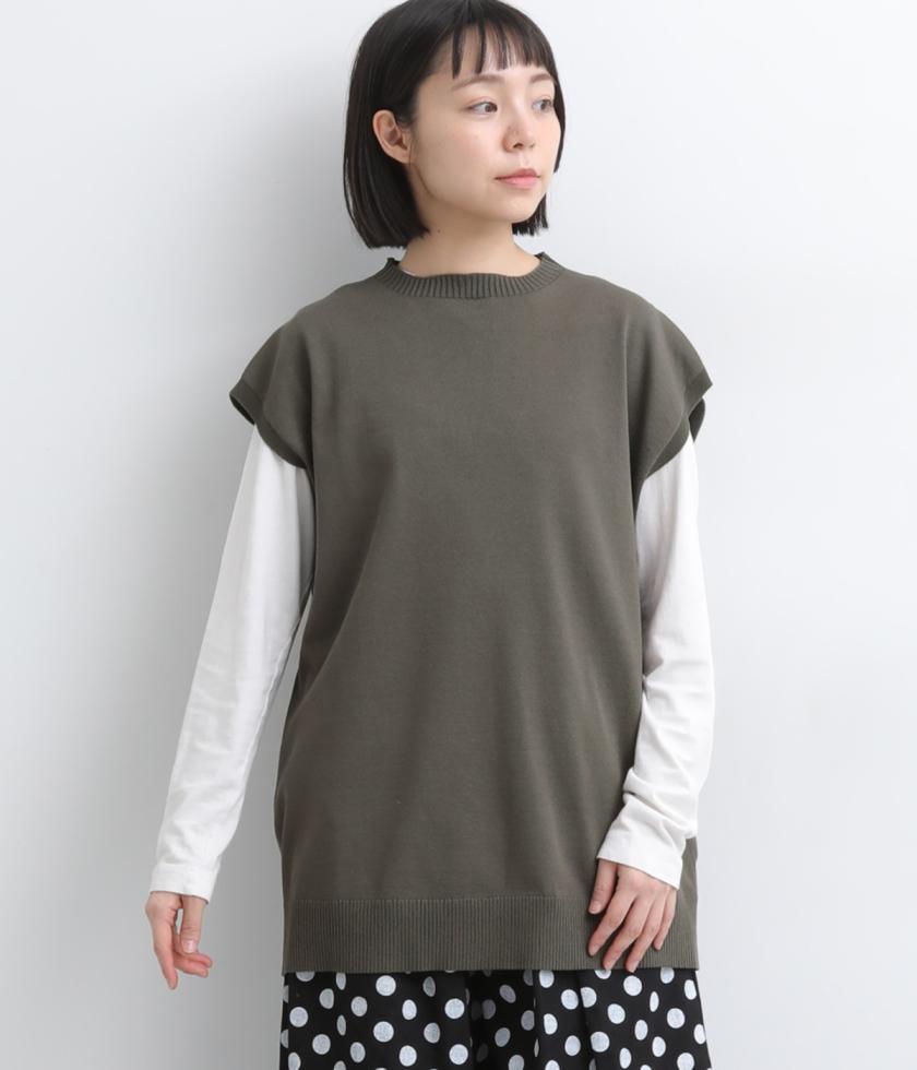 ニット　オーバーベスト