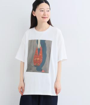 コットン買い物行く途中　Tシャツ(ホワイト-F)