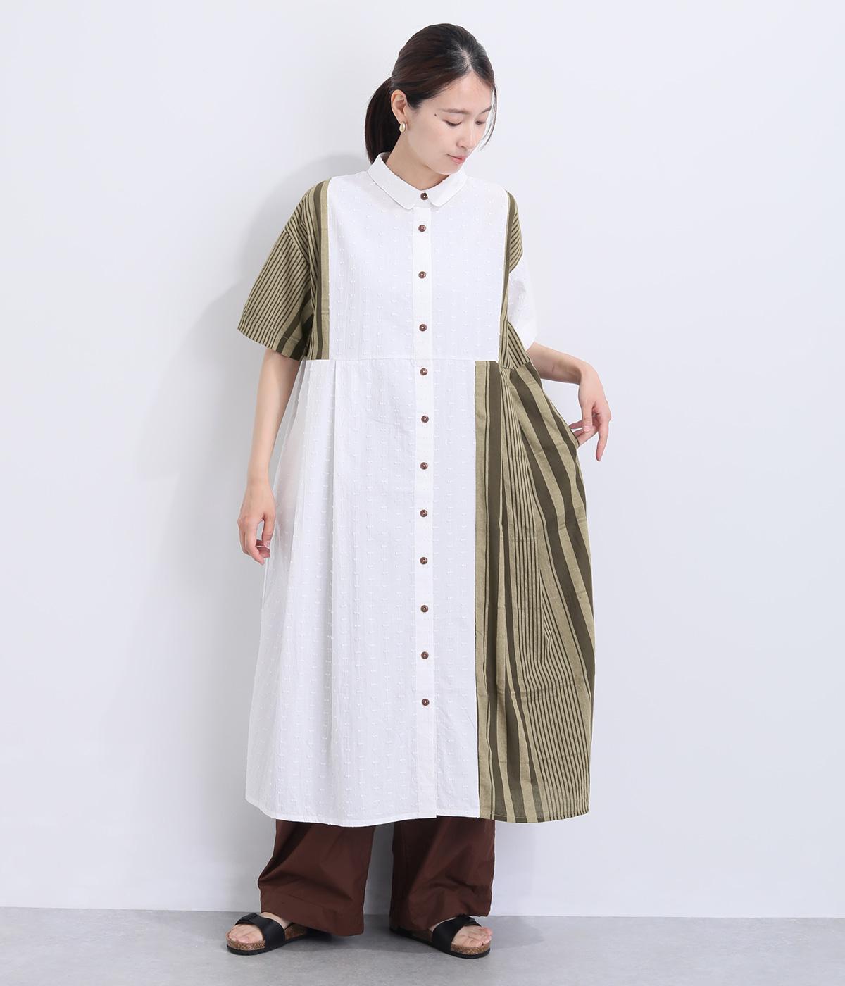 Anniversary Patchwork ワンピース コットンレギュラー切替ワンピース｜COLORK（カラック）の商品詳細