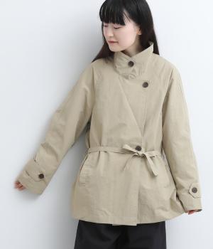 ナイロントレンチショートジャケット（ナチュラル・F）