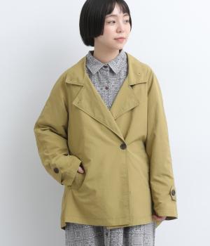 ナイロントレンチショートジャケット（ベージュ・F）