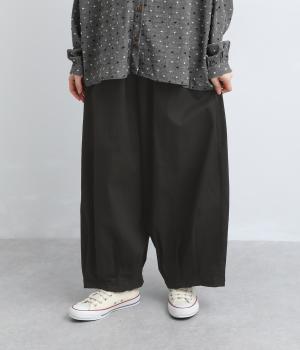 定番ボトム秋冬シリーズ　バルーンパンツ（ブラック・F）