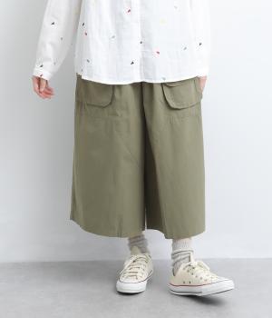 USEDツイル　前ポケットパンツ（カーキ・F）