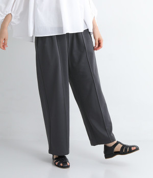 センタータックスウェットワイドパンツ(スモークネイビー-ONESIZE)