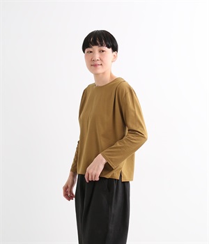 コットンシルケット天竺プルオーバー