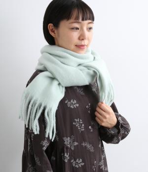 起毛無地マフラー(ミント-F)