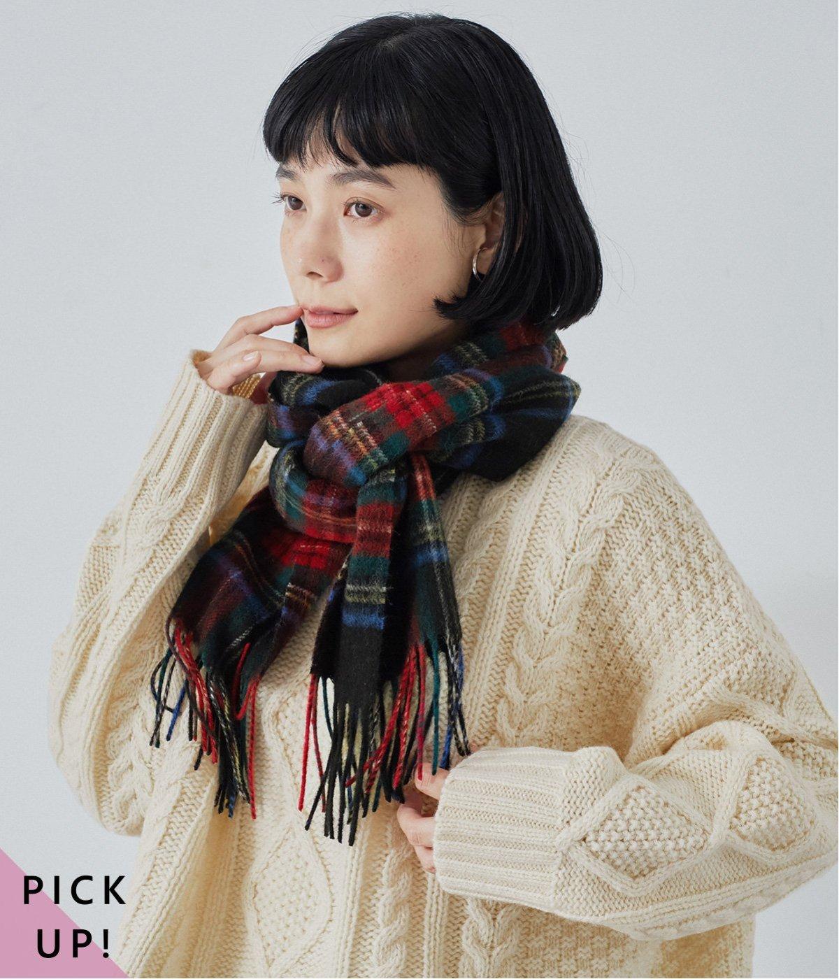 洗えるウール タータンチェックマフラー｜C.N.K（シーエヌケー）の商品詳細