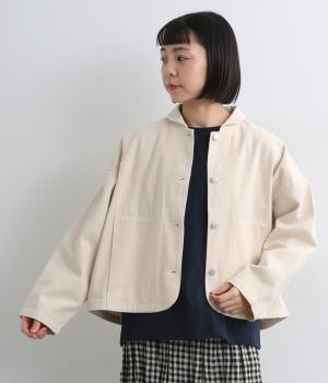 9オンスコットンデニムヘチマカラージャケット(キナリ-F)