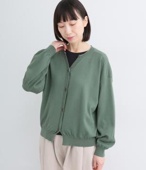 ふわふわ V開きワイドニットカーディガン